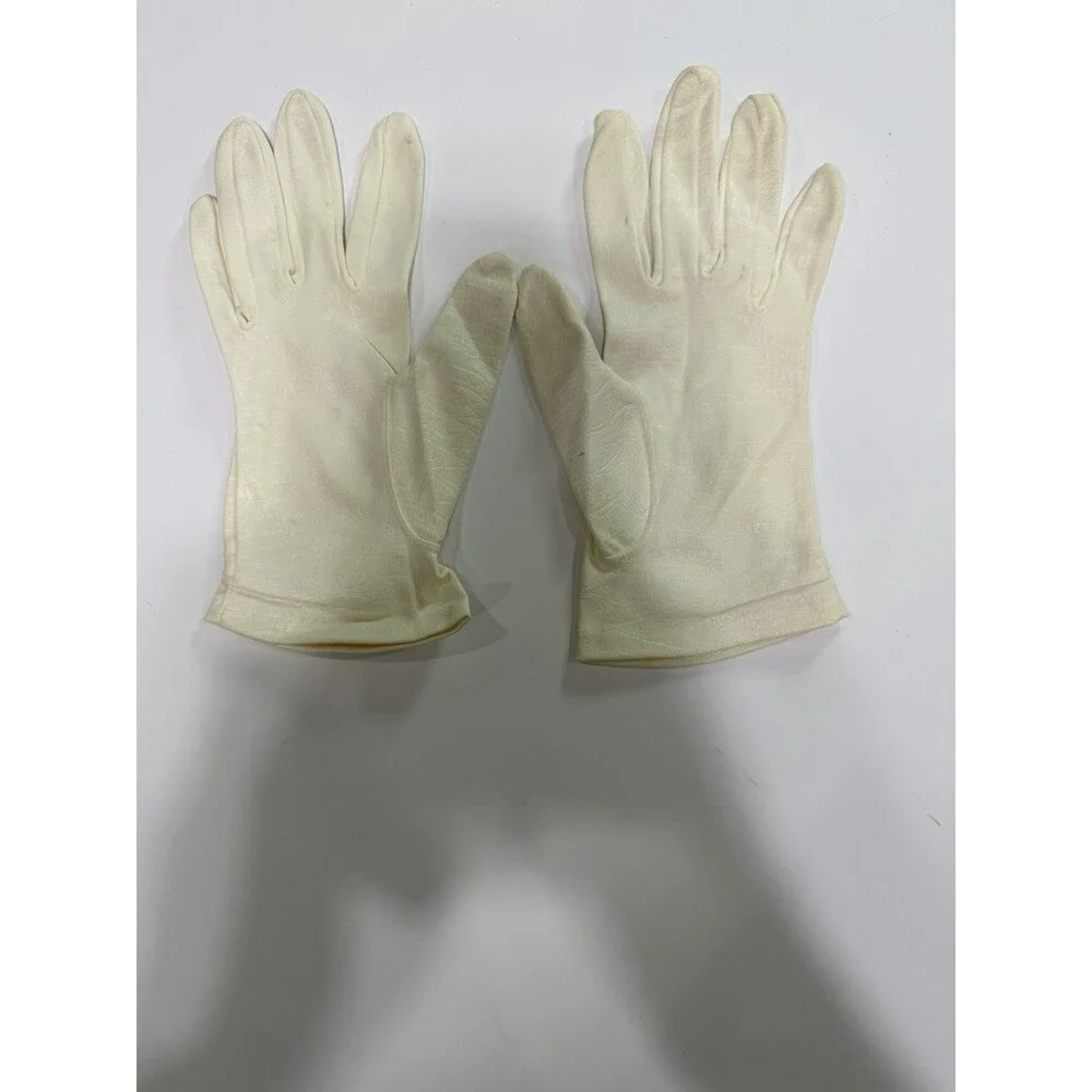 Vintage White Stetson Gloves Women's See Measurements